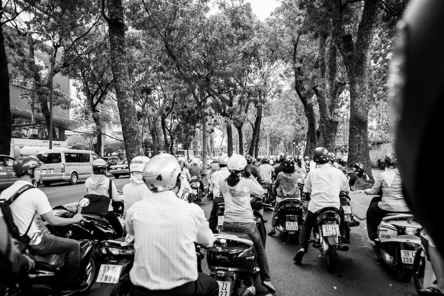 ESCAPING THE TRAFFIC. Ho Chi Minh City, Vietnam