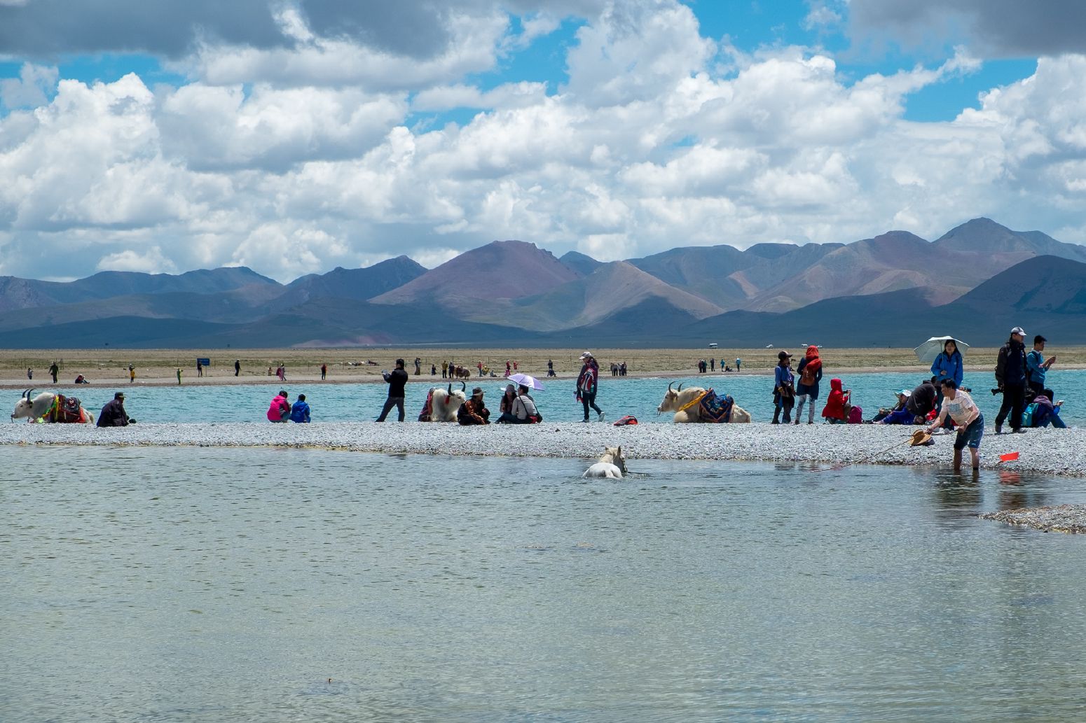 Lake Namtso. Trip to lake Namtso, Tibet, China. August 2013