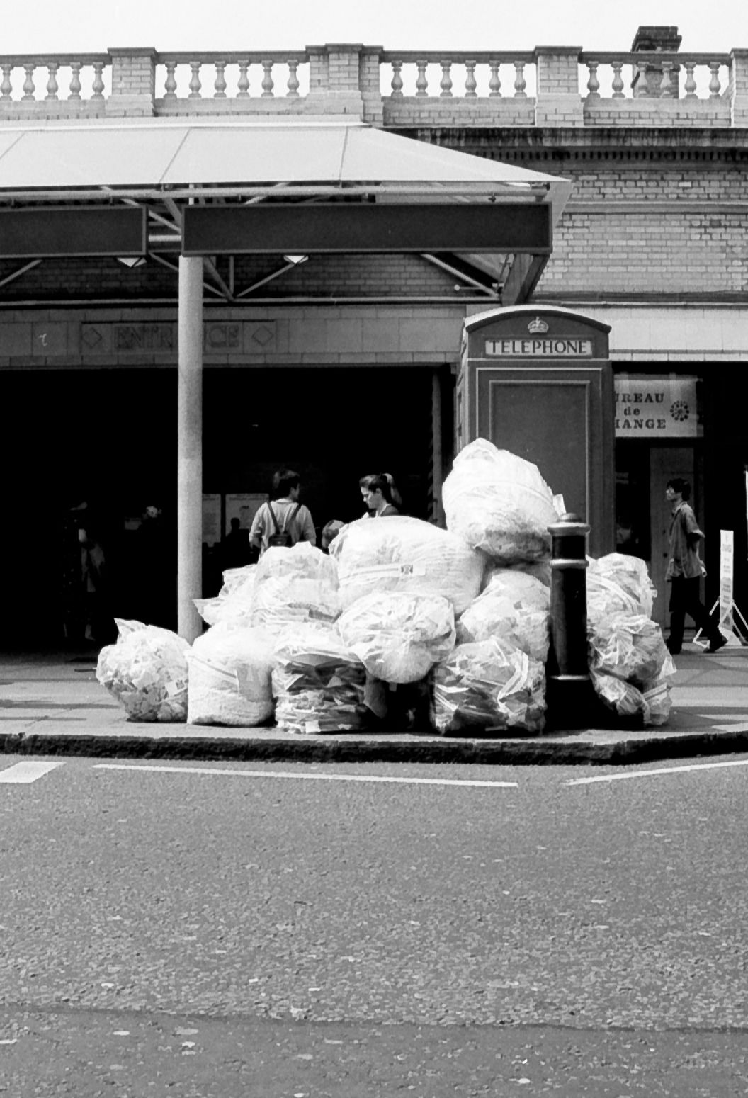 Trash. Kensington, London, England. April 2000