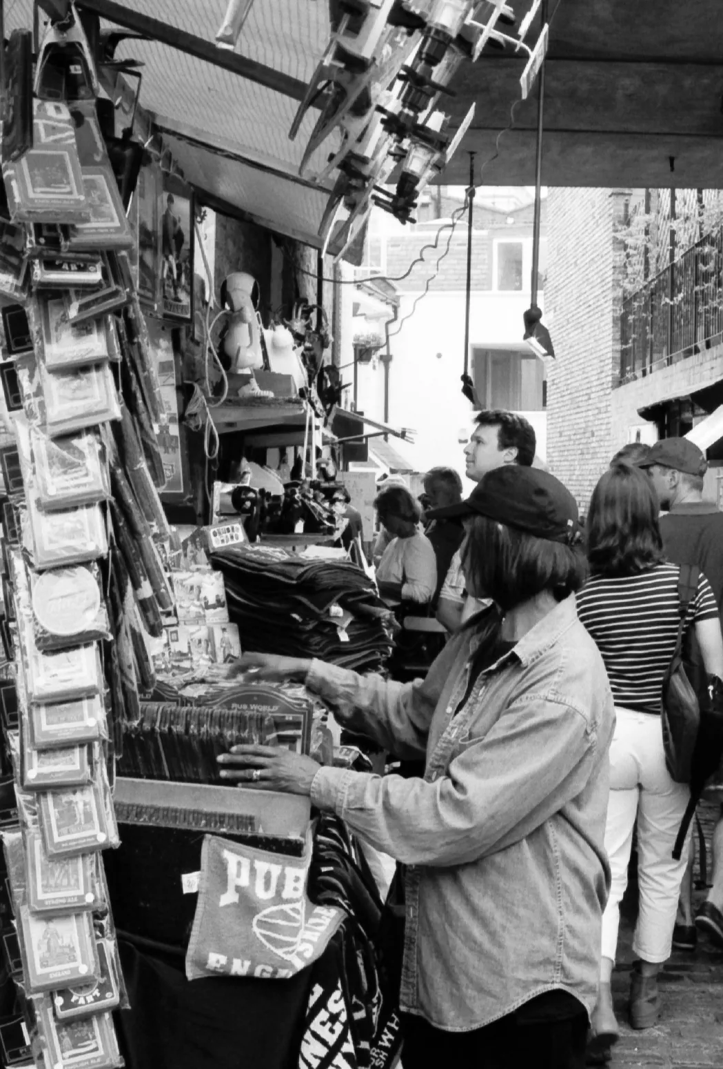 Collector. Portobello Market, London, England. April 2000