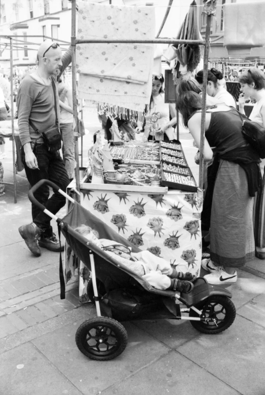 Sleepy. Portobello Market, London, England. April 2000