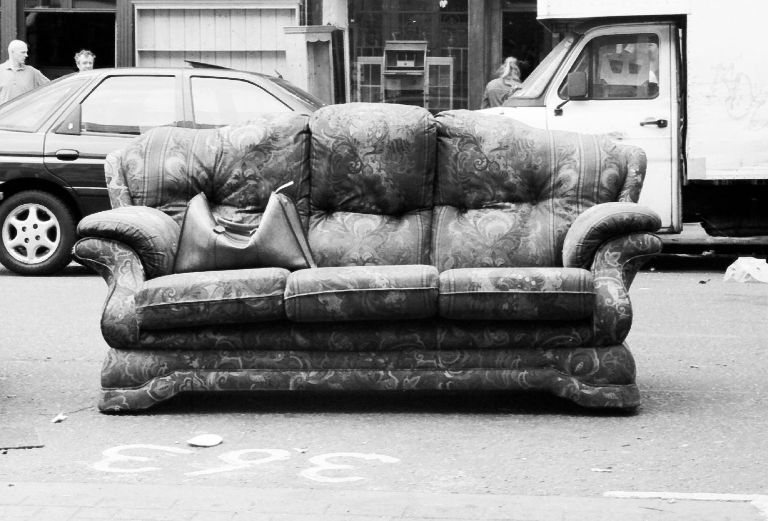 Couch. Portobello Market, London, England. April 2000