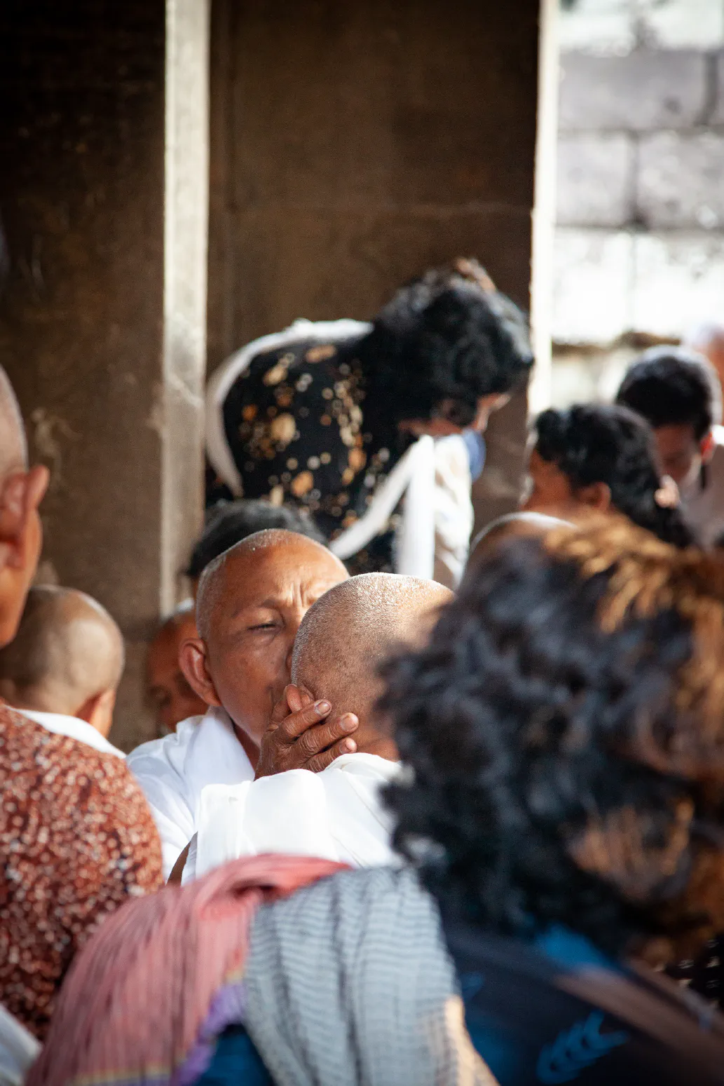 Ceremony at Wat Athvea. Wat Atwea, Siem Reap, Cambodia. January 2012