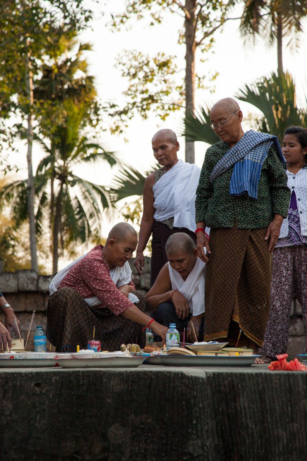 Ceremony at Wat Athvea. Wat Atwea, Cambodia. January 2012